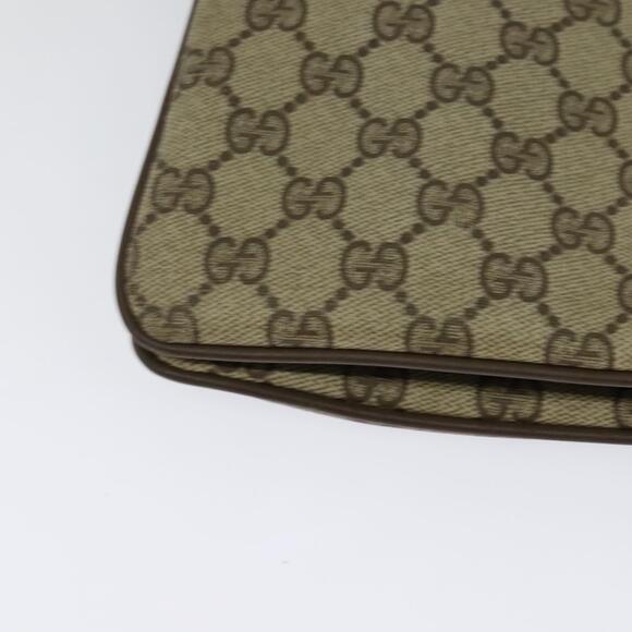 GUCCI GG Supreme Web Sherry Line Shoulder Bag Pvc Beige 41 02 013 - Picture 12 of 16